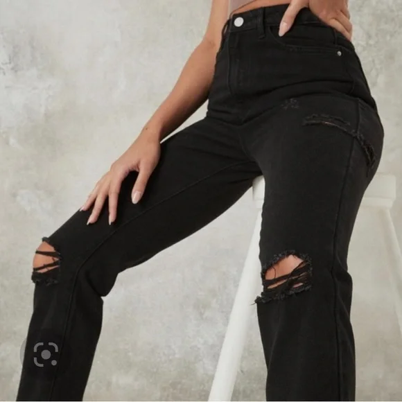 Ripped Jeans Missguided Jeans Sizing Best Missguided Distressed